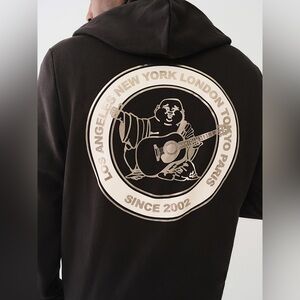 True Religion Buddha Hoodie Size L